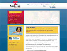Tablet Screenshot of castleglenprivateschool.com